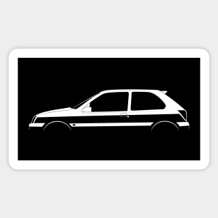 Ford Fiesta Zetec S Mk IV Silhouette Sticker